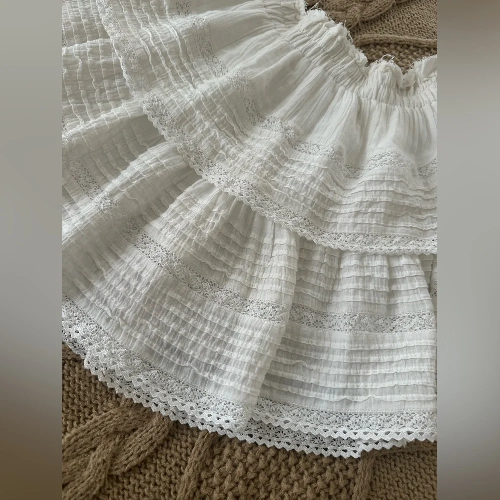 Aerie ruffle white skirt - Picture 5 of 5